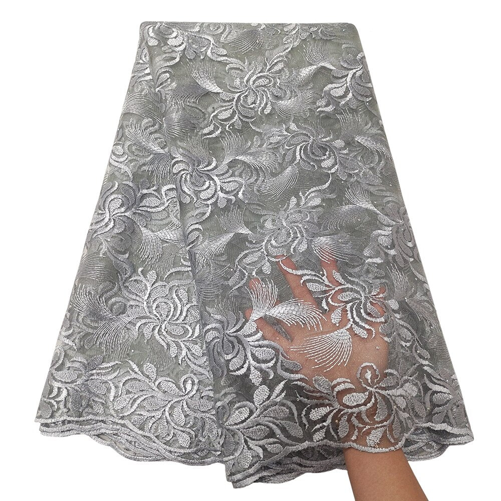 French Tulle Lace Fabric 5 Yards African Lace Fabric
