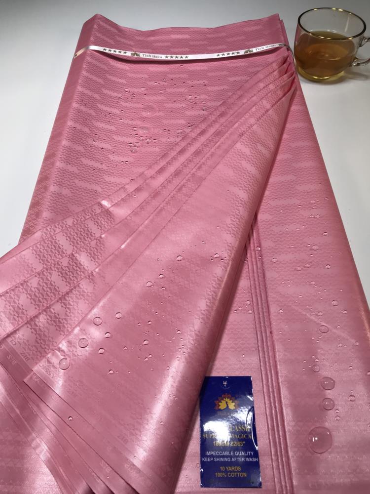 Top Quality Atiku Fabric For Men &Women's Bazin Riche Sewing Washable 5 Yards Nigerian Brocade Tissu African Bazin Riche Fabric