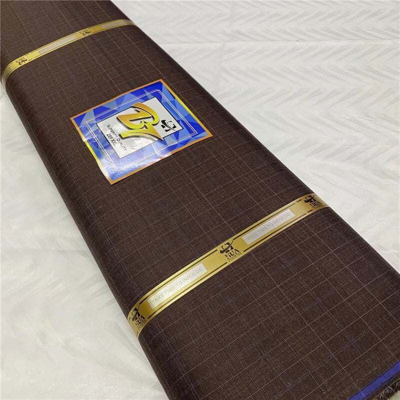 5 Yards Atiku Lace Fabric For Men Breathable Cashmere