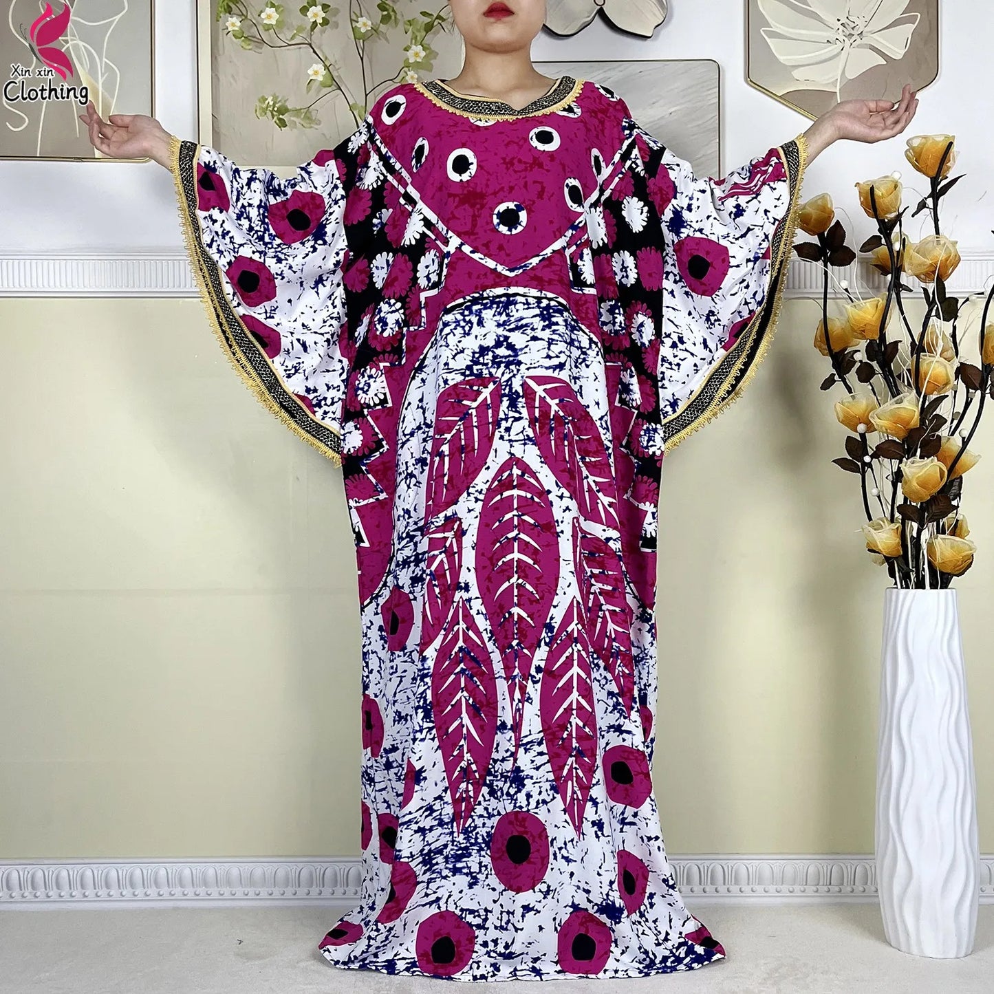 Traditional print Kaftan