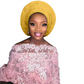 Gele DIY turban