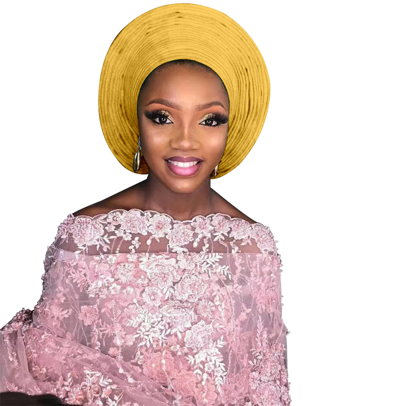 Gele DIY turban