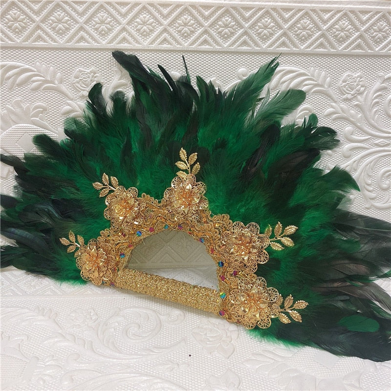High Quality Feather Fan Big Size