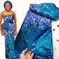 5 Yards High Quality Sequin French Tulle Lace