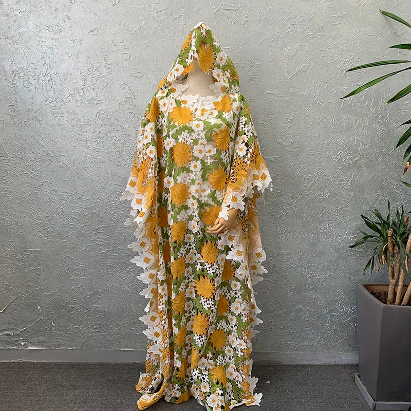 Traditional Flower Queen Kaftan