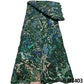 Latest African Lace Fabric Sequins Glitter Tulle Lace Fabric High Quality 2022 Asoebi Lace Fabric Embroidered Lace 5 yards Dress