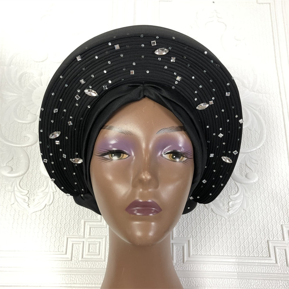 Auto Gele Headtie With Stones