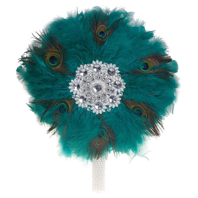 Turkey Feather Hand Fan