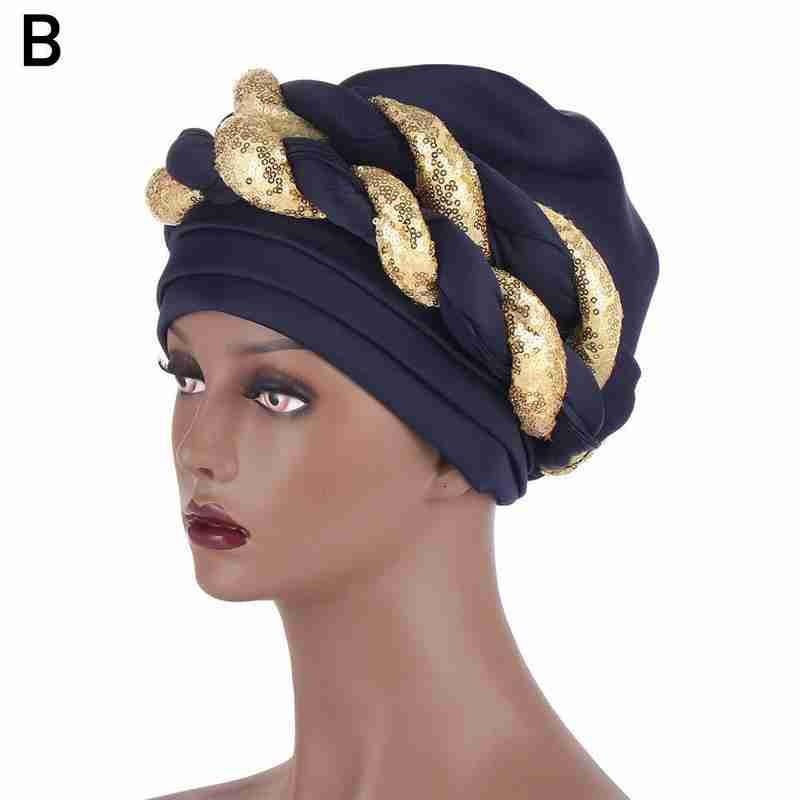 Double Twist Turban Cap