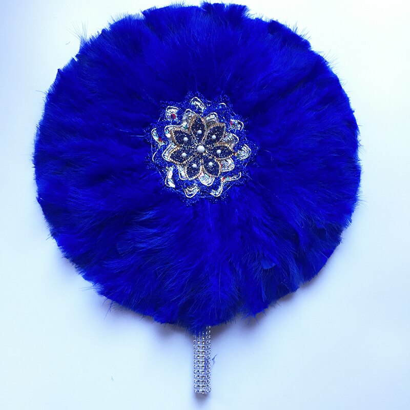 Turkey Feather Hand Fan