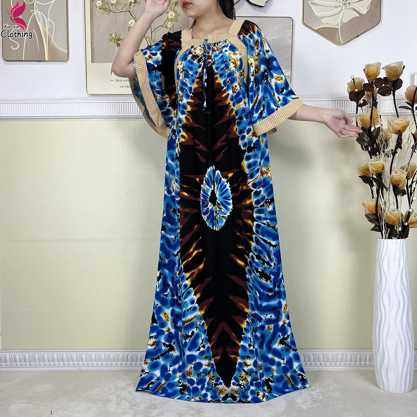 Traditional print Kaftan