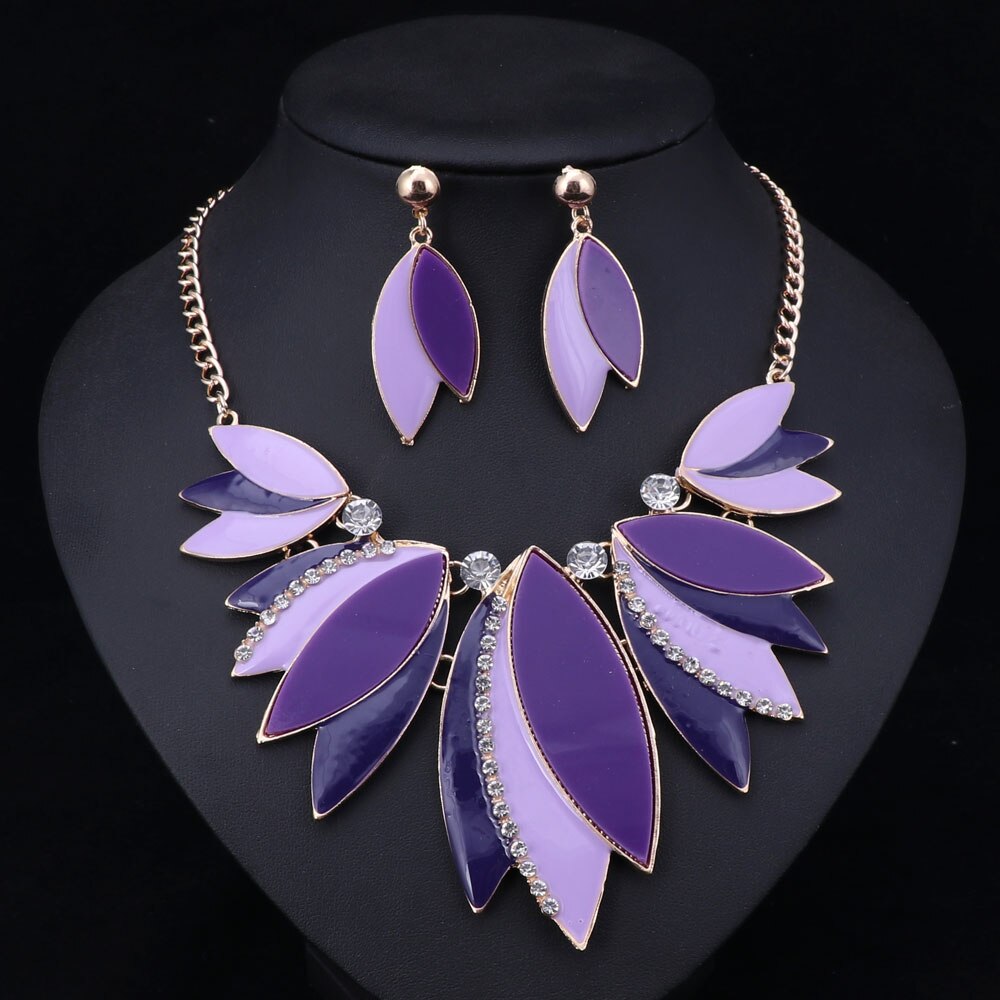 Leave Shape Pendant Enamel