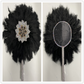Turkey Feather Hand Fan