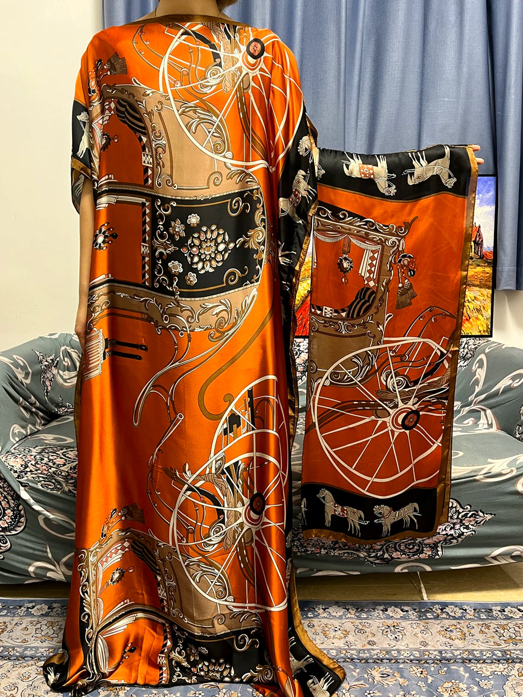 Traditional Silk Print