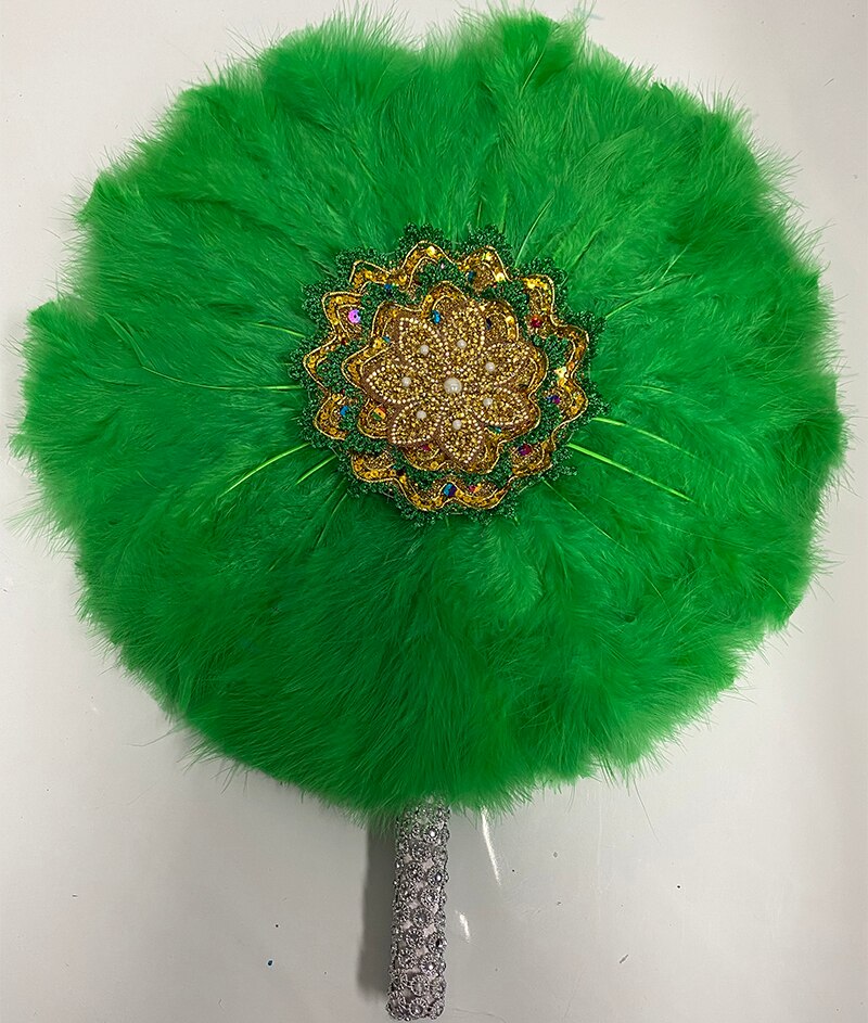Turkey Feather Hand Fan