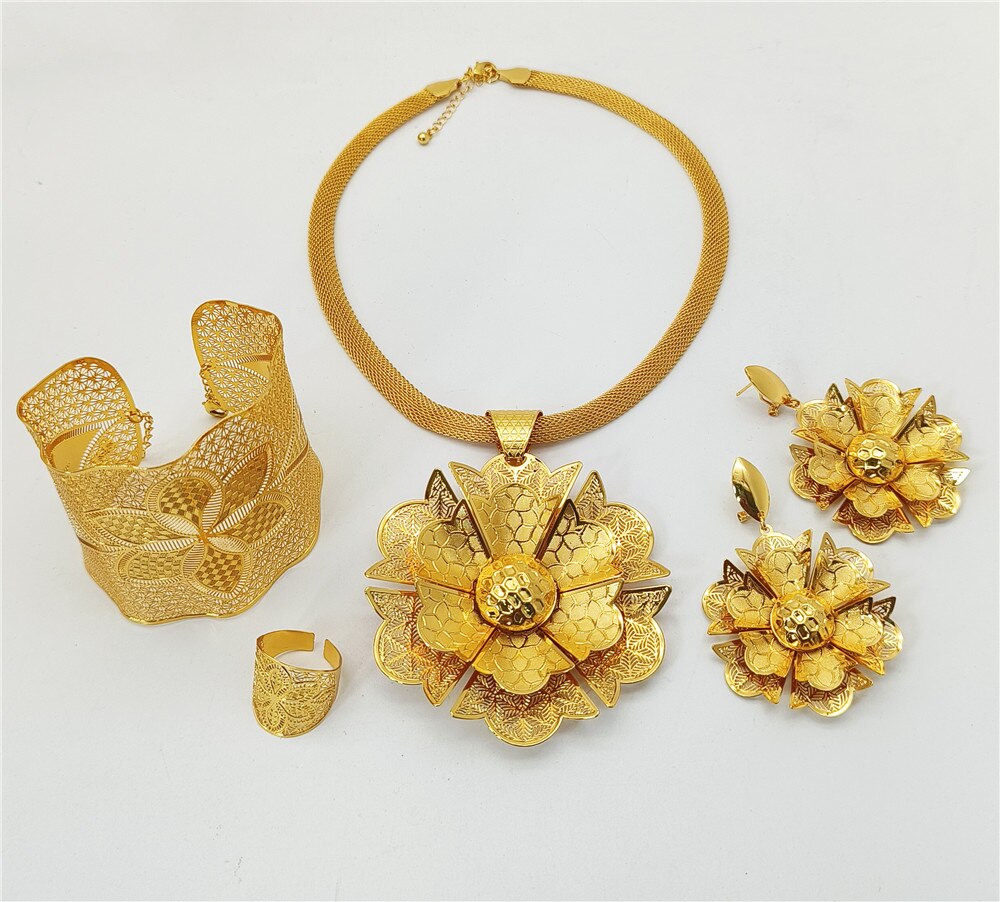 Dubai Gold Jewelry Sets