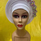 Turban Headtie With Stones