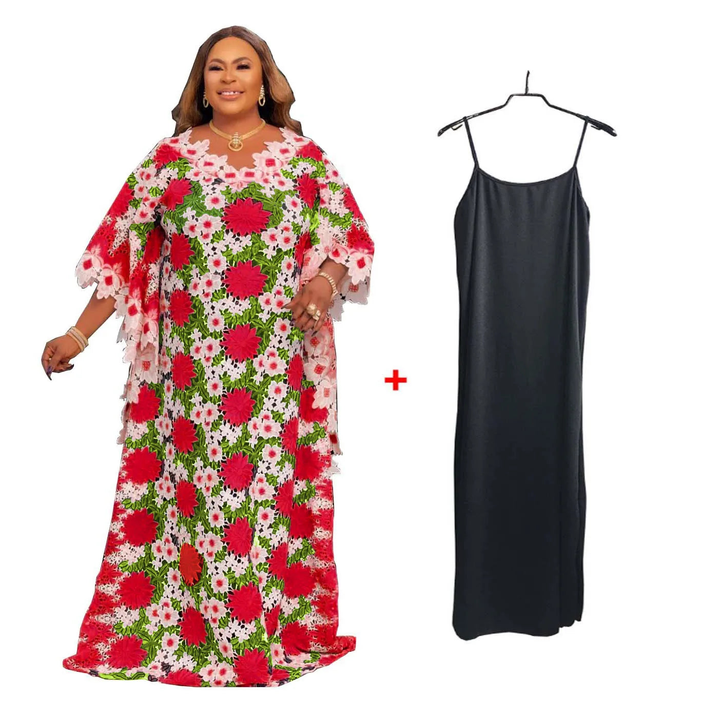 Traditional Flower Queen Kaftan