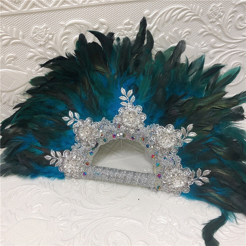 High Quality Feather Fan Big Size