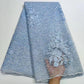 Sequins High Quality Rope Embroidery Tulle Lace French 5 Yards
