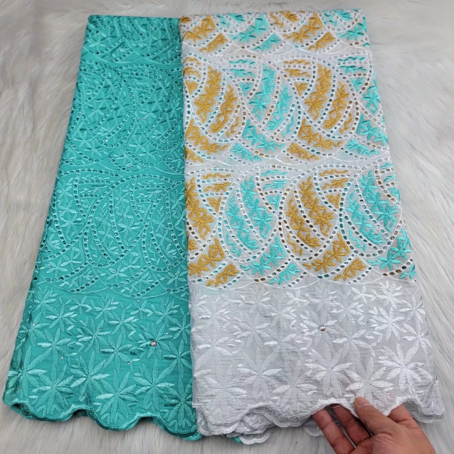 Lace Fabric 2.5 X 2.5 Yards