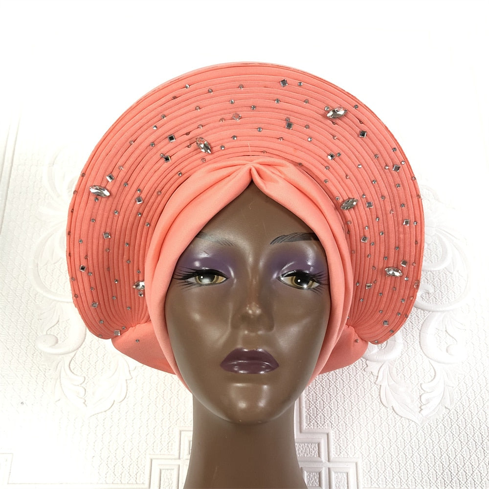 Auto Gele Headtie With Stones