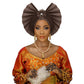 Traditional Headtie For Women Fan Shape Gele/ Turban