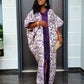African Boubou Kaftan Dress – Luxury Abaya for Women Dubai Style, Evening Party Gown