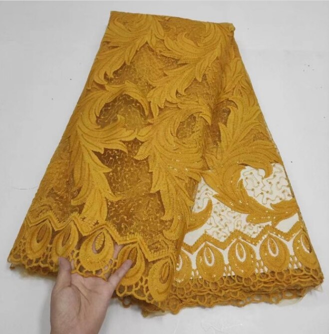 Lace Fabric Sequins 5 Yards