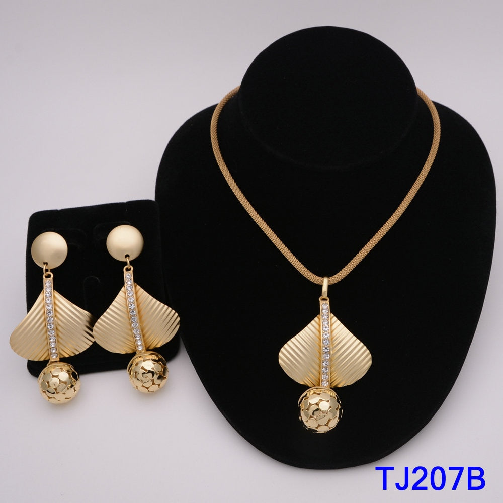 Jewelry Set Dubai Gold Color