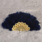 Turkey Feather Hand Fan