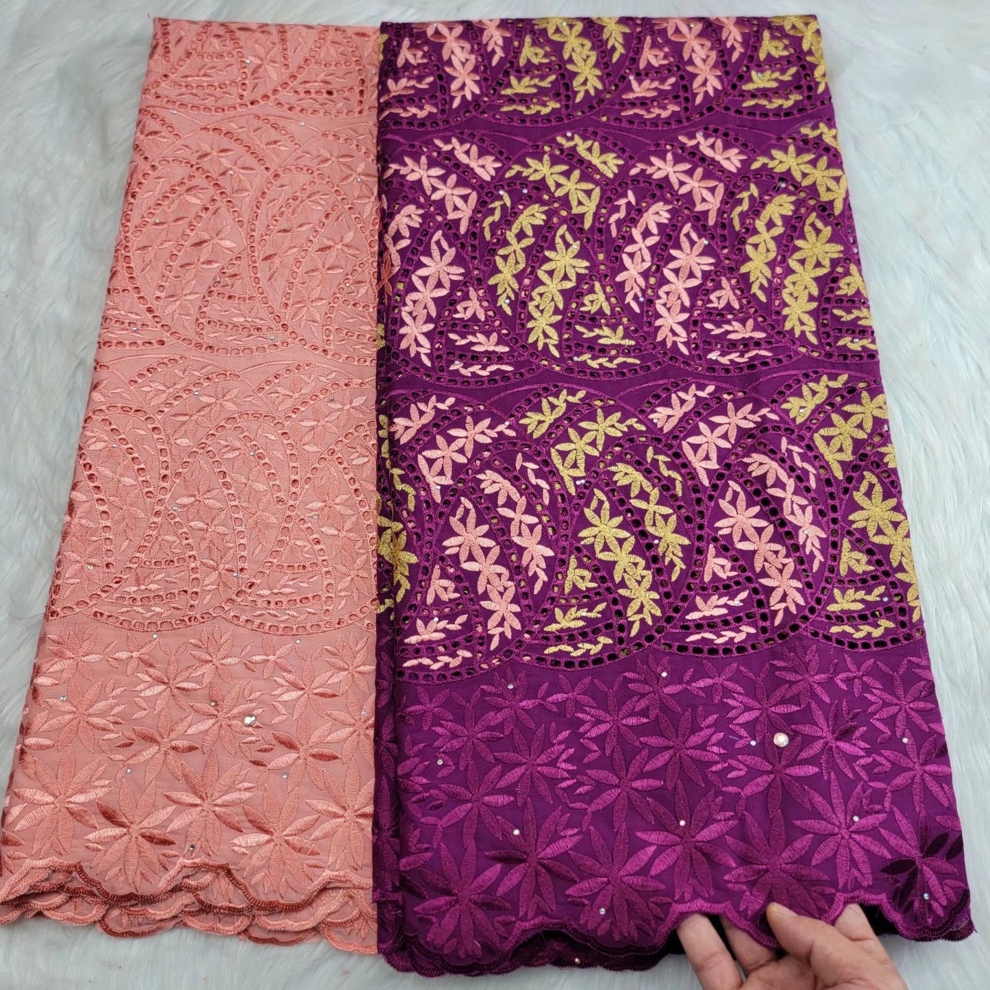 Lace Fabric 2.5 X 2.5 Yards