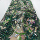 French Tulle Sequins Lace Fabric