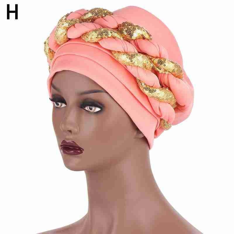 Double Twist Turban Cap