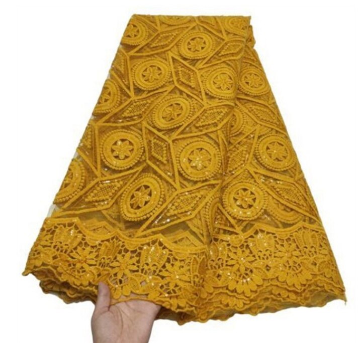 Lace Fabric Sequins 5 Yards