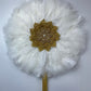 Turkey Feather Hand Fan