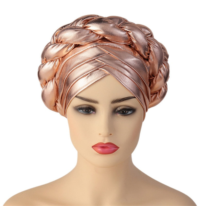 Braided Turban Cap