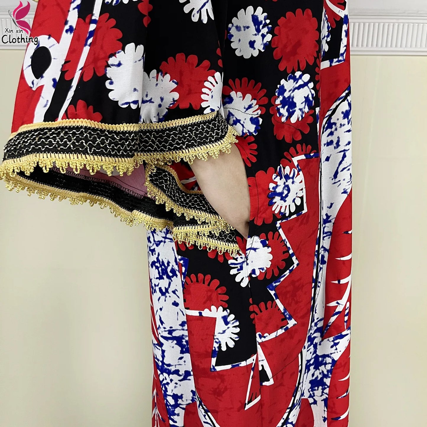 Traditional print Kaftan