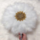 Turkey Feather Hand Fan