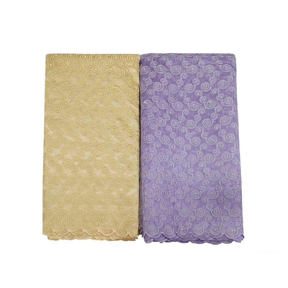 5 Yards High Quality Nigerian French Tulle