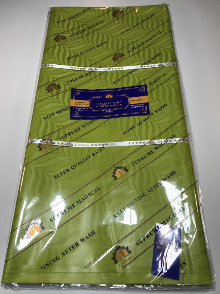 Top Quality Atiku Fabric For Men &Women's Bazin Riche Sewing Washable 5 Yards Nigerian Brocade Tissu African Bazin Riche Fabric