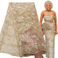 Soft French Tulle Embroidery 5 Yards
