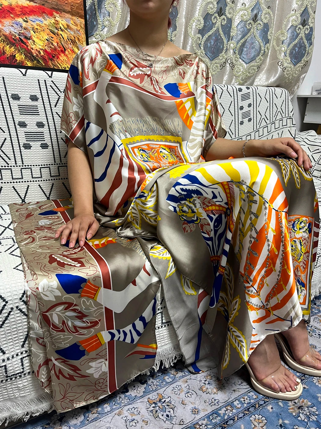 Traditional Silk Print