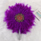 Turkey Feather Hand Fan