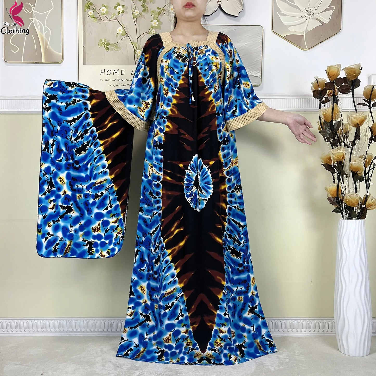 Traditional print Kaftan
