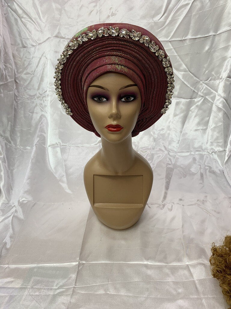 Turban Headtie With Stones