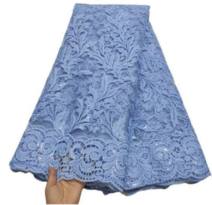 Lace Fabric Sequins 5 Yards