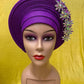 Turban Headtie With Stones