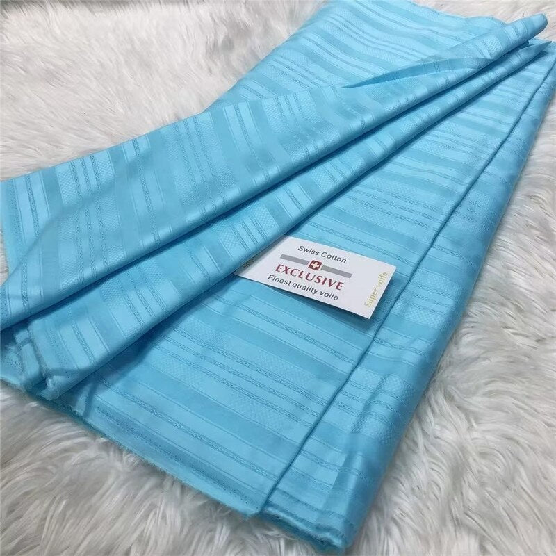 5 Yards Fabrics Soft Atiku Fabric For Men Swiss Material