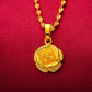 Dubai Gold Color Necklace and Earring Sets